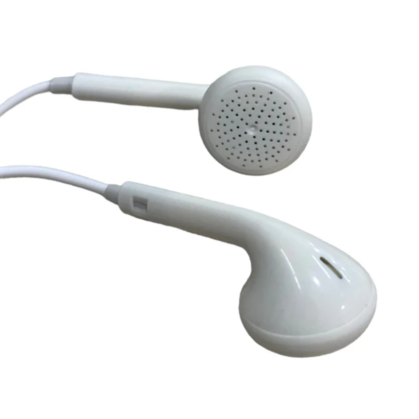 Audífonos con cableado y doble parlante Blancos Modelo 1520 - Imagen 2