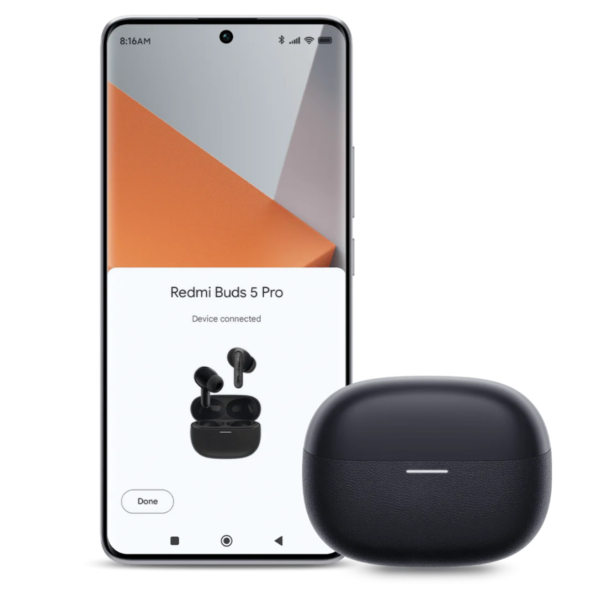 Audifonos Bluetooth Redmi Buds 5 Pro Negros - Imagen 4