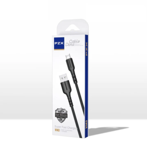 Cable Negro de Datos Modelo V143 Marca PZX - Imagen 2