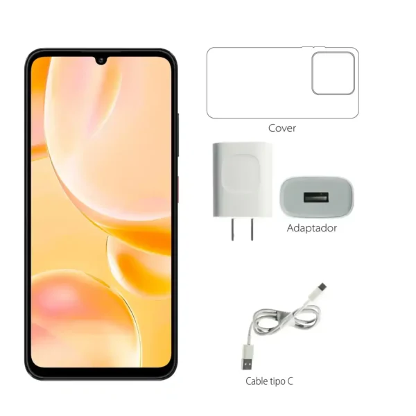 Celular Zte A55 128 Almacenamiento 4 y 6 Ram Negro - Imagen 2