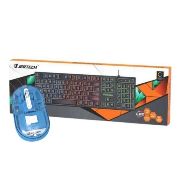 Combo Teclado Membrana Gamer rgb Jertech K348 y Mouse Inalámbrico WB120 - Imagen 4