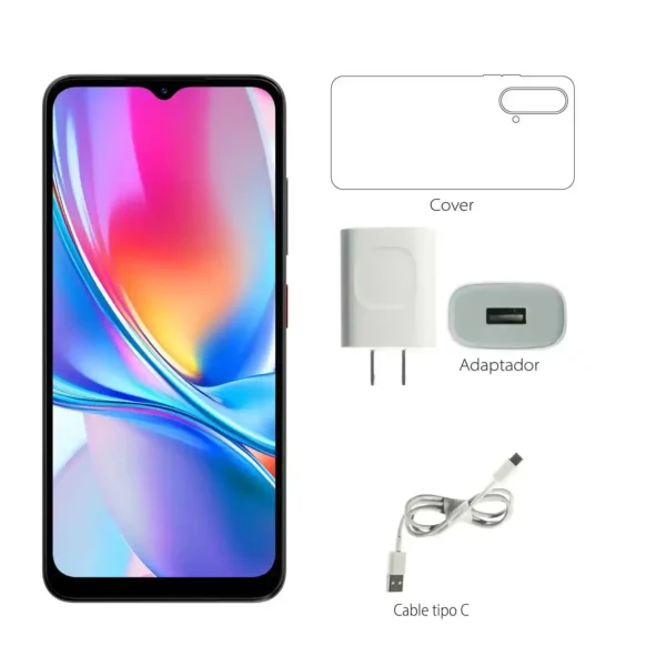 Celular Zte A35e 64 Almacenamiento 2 y 4 Ram Gris - Imagen 2