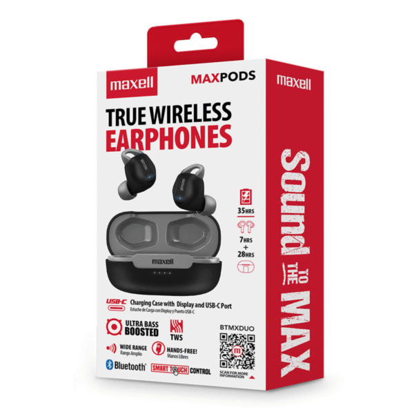 Audífonos con Bluetooth Maxell EB BTMXDUO - Imagen 3