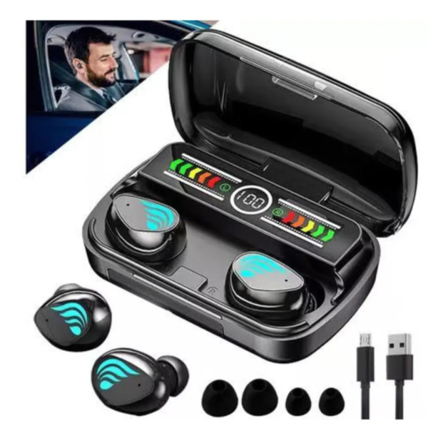 Audifonos Bluetooth Newest M27 V53 Color Negro - Imagen 3