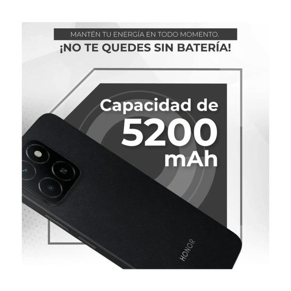 Celular Honor X5B Plus 256 Almacenamiento 4 y 4 Ram Negro - Imagen 4
