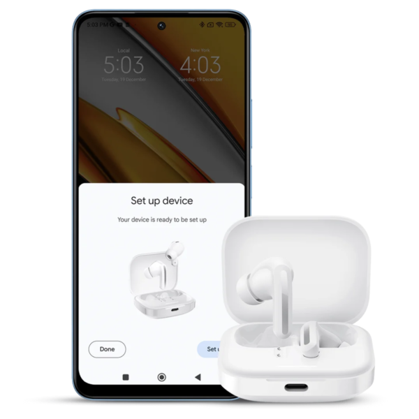 Audifonos Bluetooth Redmi Buds 5 Blanco - Imagen 2