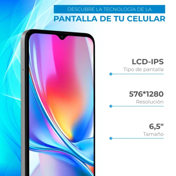 Celular Zte A35e 64 Almacenamiento 2 y 4 Ram Gris - Imagen 5