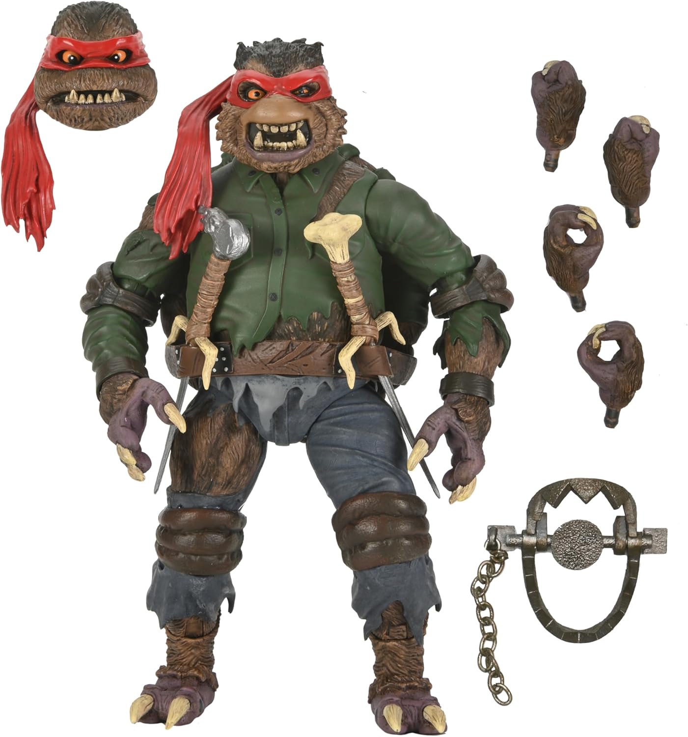 Figura Raphael Tortugas Ninja NECA - Imagen 2