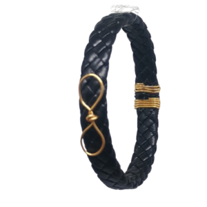 Pulsera Amuleto de Vida en Cuero Sintético