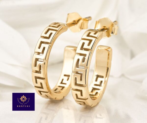 Aretes Calados Plata Oro