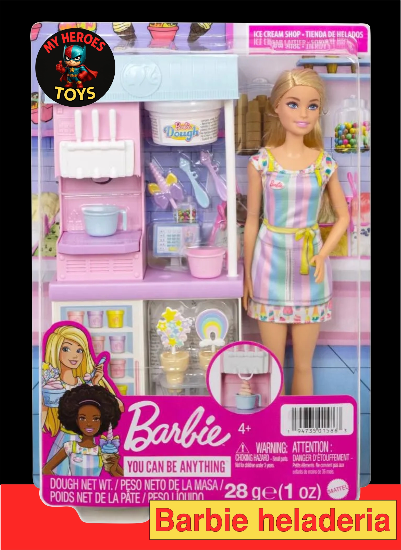 Barbie Heladeria Ice Cream Shop Playset - Imagen 2