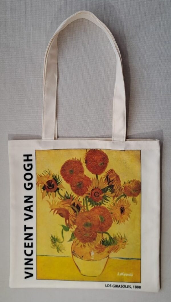 TOTE BAG LOS GIRASOLES DE VINCENT VAN GOGH - Imagen 2