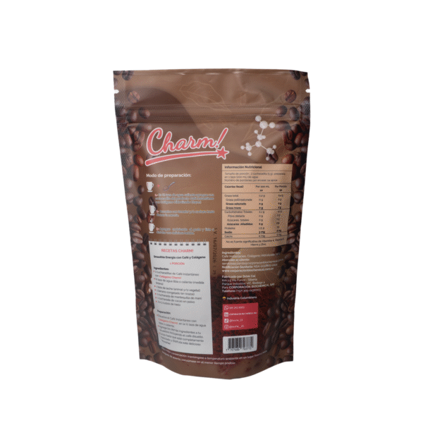 Colágeno Hidrolizado Bio chemical con Café Instantáneo 120g - Imagen 2