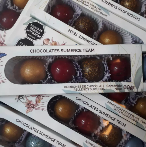 Caja de Bombones de Chocolate Surtidos 5 Unidades