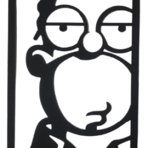 Cuadro decorativo en MDF HOMERO
