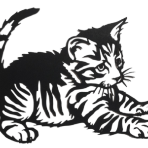 Cuadro Decorativo MDF GATO JUGANDO