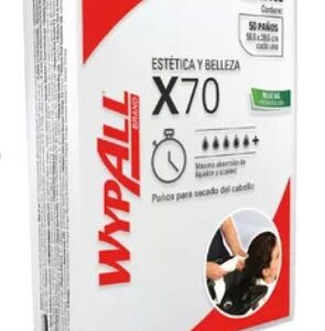 WYPAL BRAND X 70 TOALLAS PARA EL CABELLO 50 UND