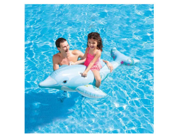 Flotador De Delfín Inflable Intex 175cm - Imagen 2