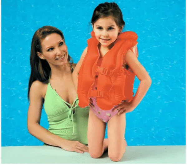 Chaleco Inflable Intex Naranja 58671 - Imagen 3