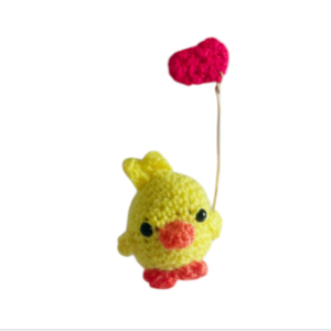 Amigurumi Pollito Personalizado Hecho a Mano
