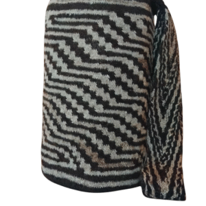 Mochila arhuaca tradicional en lana de oveja