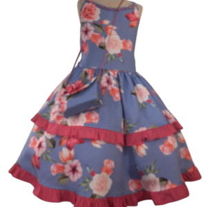Vestido floreado para niña