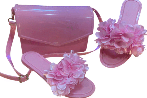 Sandalias con petalos
