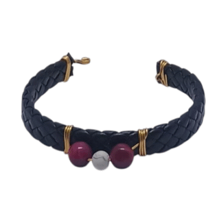 Pulsera Siluetas del Tiempo en Cuero Sintético