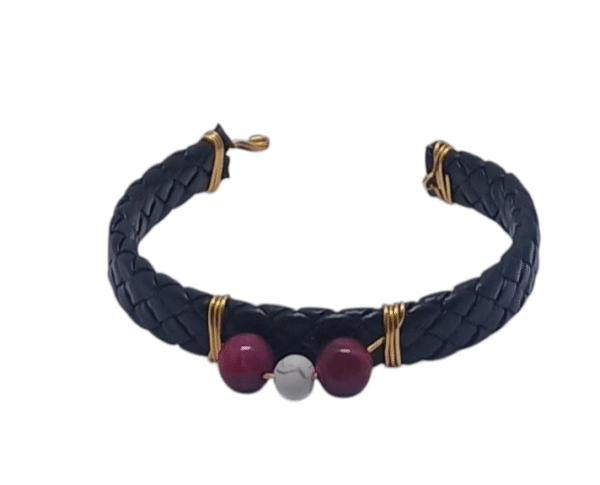 Pulsera Siluetas del Tiempo en Cuero Sintético