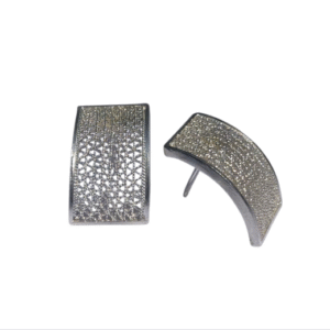 Topos Zigzag en Plata Ley 925 con Filigrana Momposina