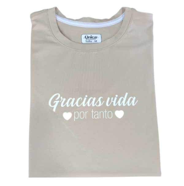 Camiseta Gracias Vida Por Tanto