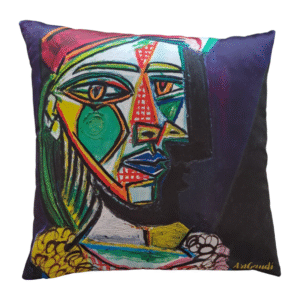 COJíN LA MUJER DE LA BOINA ROJA DE PABLO PICASSO