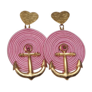 Aretes Ancla Dorada
