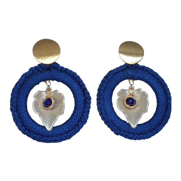 Maxi Aretes Terrena Azul