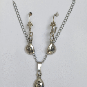 Set de cadena y aretes Bolsa de Dinero