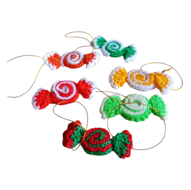 Dulces decorativos de navidad