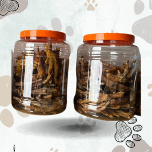 Patas de pollo deshidratadas