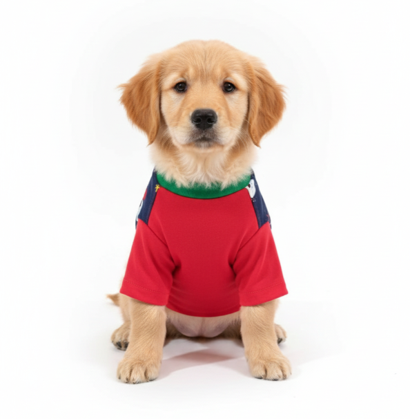 Camisa Navideña Azul para Mascota