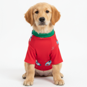 Camisa Navideña Roja para Mascota