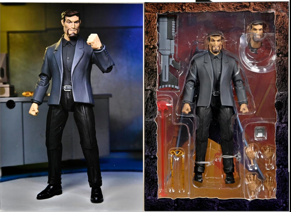 Figura de accion Disney Gargoyles David Xanatos Ultimate Neca con accesorios - Imagen 5