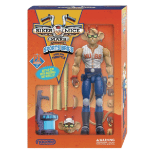 Figura de acción Biker Mice from Mars Sports Bros Home Run Throttle edición PX