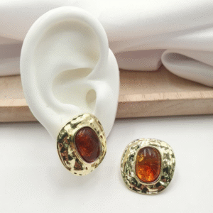 Aretes Redondos Resina Tipo Madera