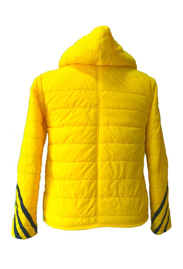 Chaqueta Acolchada en Nylon con Bordados y Capota Estilo Unisex - Imagen 2
