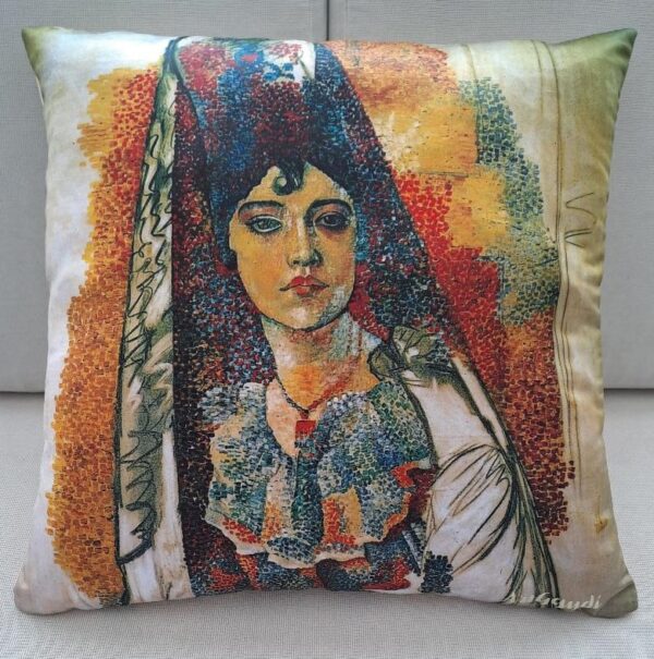 COJíN LA DAMA DE LA MANTILLA DE PABLO PICASSO - Imagen 2