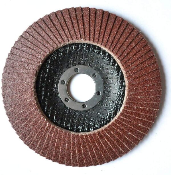 DISCO FLAP DE SOLAPA 4 PULG 115mm GRANO 60 80 ELIMINA ÓXIDO Y MAS X 4 PCs - Imagen 4