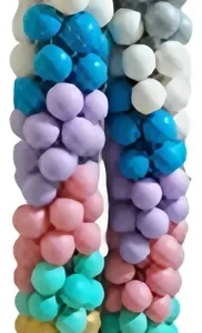 100 Pelotas Color Pastel Diversión Suave y Colorida para Fiestas Y Juegos