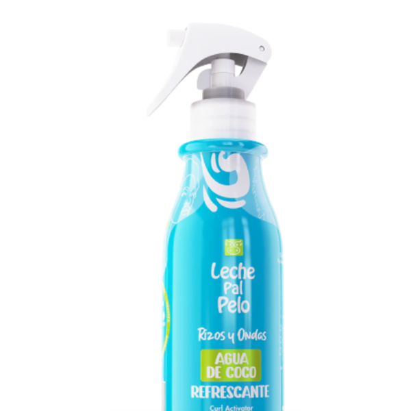 Spray Hidratante para Rizos y Ondas con Agua de Coco Leche para el Pelo 250ml
