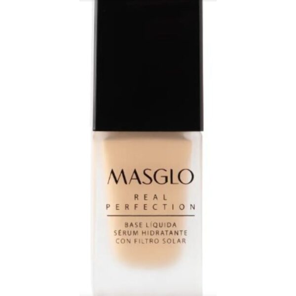 MASGLO REAL PERFECTION BASE LIQUIDA SERUM TONO CLARO 1