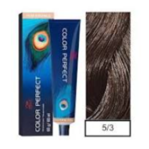 Tinte wella permanente color perfect castaño dorado