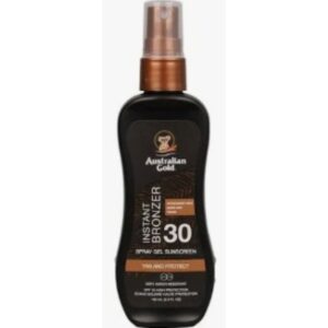 AUSTRALIAN GOLD INSTANT BRONZER 30SPF SPRAY GEL SUNSCREEN